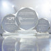 Crystal Octagon Tower Award Personalized with Logo Engraving AuchShop