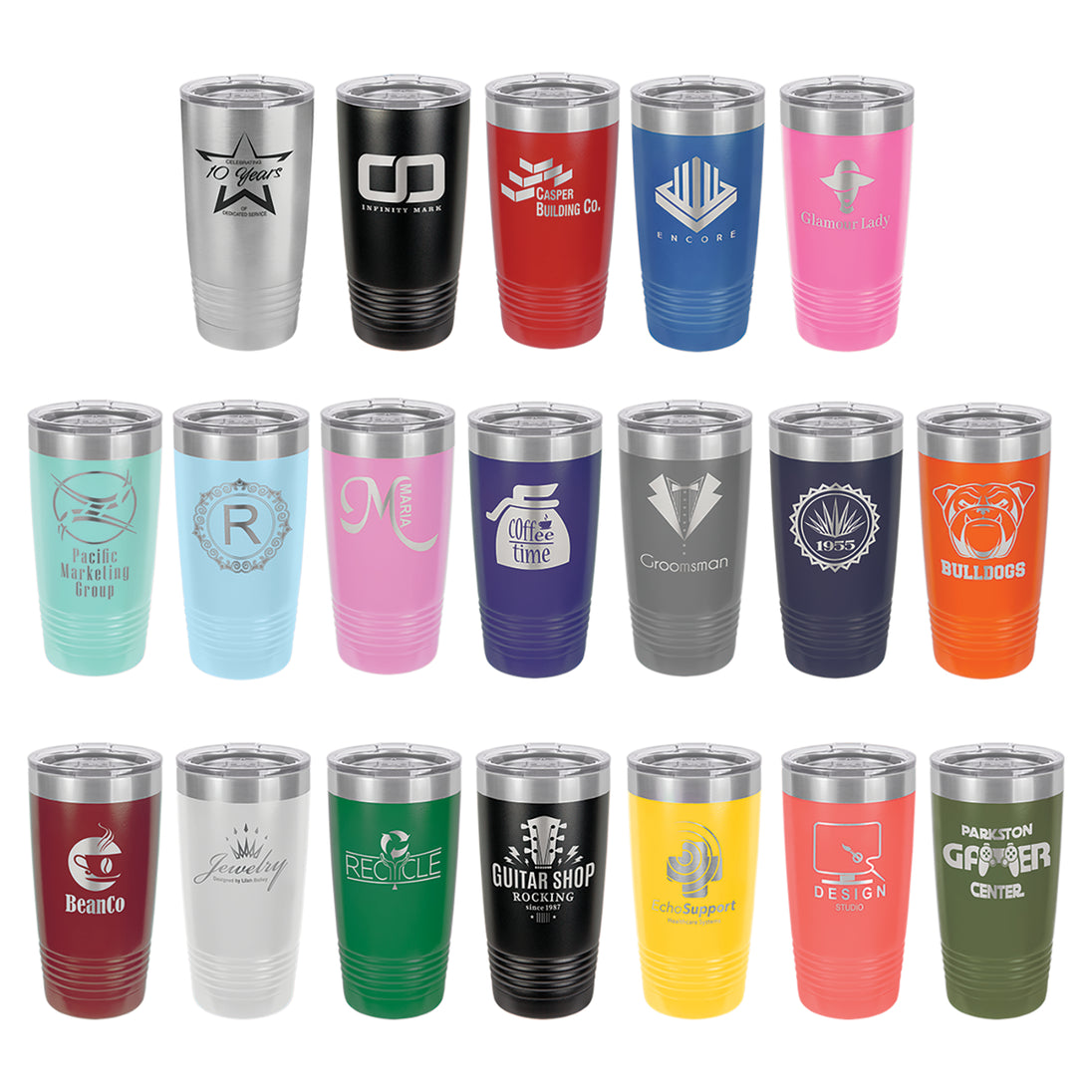 Wholesale Custom Tumblers Logo Engraved