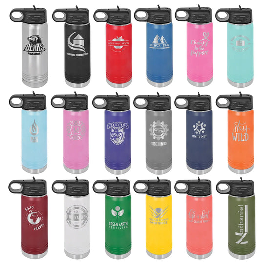 Polar Camel 20 oz. Water Bottle Logo Engraved AuchShop