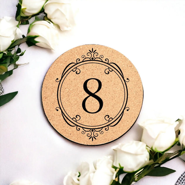 Table Number & Section Coasters-AuchShop-