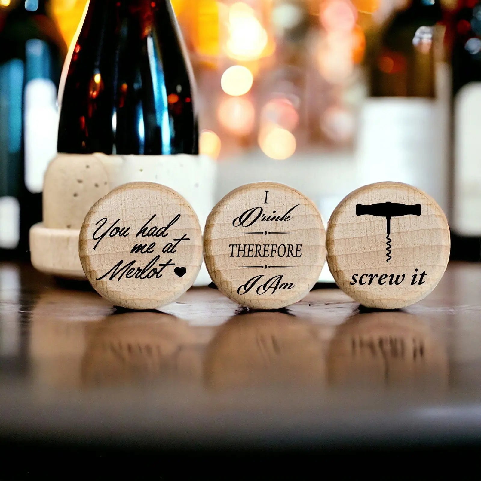 Wine Pun Bottle Stoppers-AuchShop-Wine Stopper