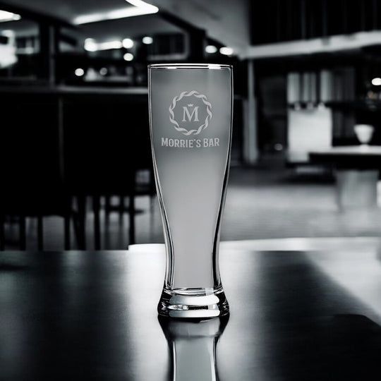 Pilsner Glass Logo Engraved-AuchShop-Glass