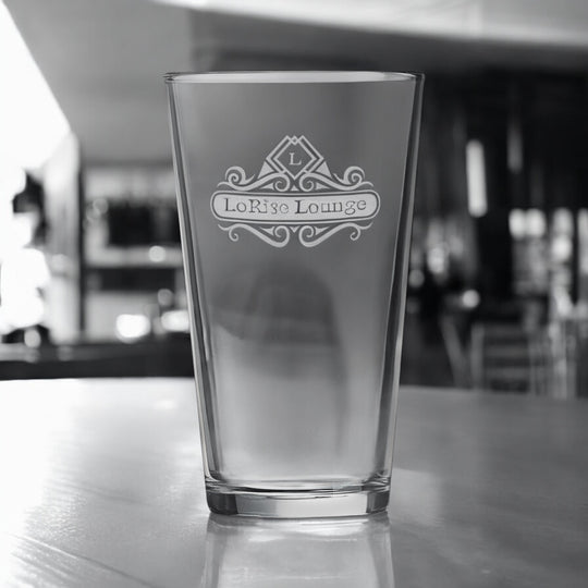 16 oz. Pint Mixing Glass Logo Engraved-AuchShop-Glass